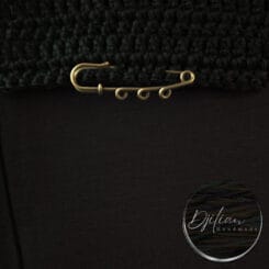 Stevige speld - bronskleurig